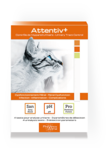 test-de-sante-urinaire-pour-chat Attentiv+® test de santé analyse urinaire chat au domicile